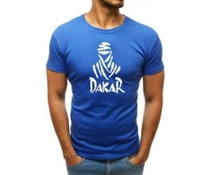 Šviesiai mėlyni vyriški marškinėliai Dakar