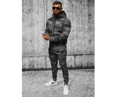 Tamsiai pilkas sportinis komplektas Army