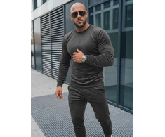 Tamsiai pilkas veliūrinis komplektas Bill