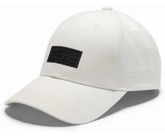 Unisex balta kepurė Grid