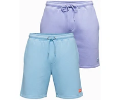 Unisex šortų rinkinys mėlyni/šviesiai violetinės spalvos Level Up
