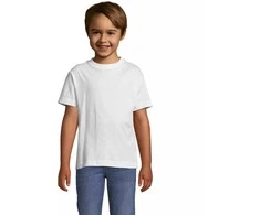 Vaikiški unisex baltos spalvos marškinėliai Kids