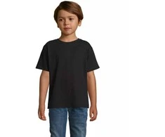 Vaikiški unisex juodos spalvos marškinėliai Kids