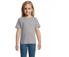 Vaikiški unisex pilkos spalvos marškinėliai Kids