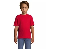 Vaikiški unisex raudonos spalvos marškinėliai Kids
