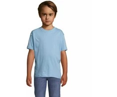 Vaikiški unisex šviesiai mėlyni marškinėliai Kids