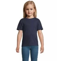 Vaikiški unisex tamsiai mėlynos spalvos marškinėliai Kids