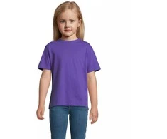 Vaikiški unisex violetinės spalvos marškinėliai Kids