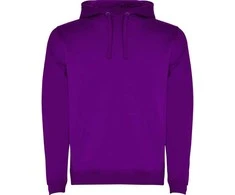 Violetinis džemperis su gobtuvu Urban