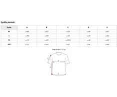 Vyriška balta oversize marškinėliai „Perfect“