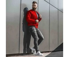 Vyriška raudona striukė Morel