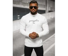 Vyriškas baltas megztinis Gangster