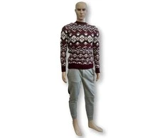 Vyriškas bordo megztinis Flake