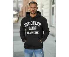 Vyriškas juodas džemperis Brooklyn