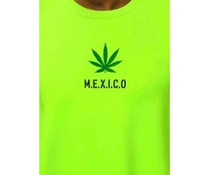 Vyriškas neoninis-žalias stilingas džemperis Mexico