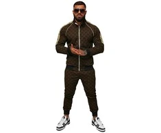 Vyriškas rudas sportinio kostiumo komplektas Design