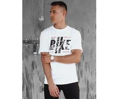 Vyriški balti marškinėliai Bike