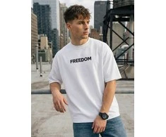 Vyriški balti marškinėliai Freedom