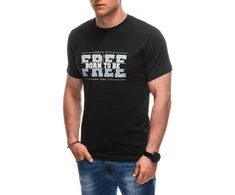 Vyriški juodi marškinėliai Free
