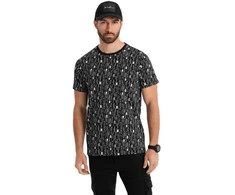Vyriški juodos spalvos marškinėliai Authentic