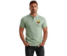 Vyriški mėtiniai polo marškinėliai Širdis