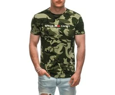 Vyriški žali kamufliažiniai marškinėliai Cadet