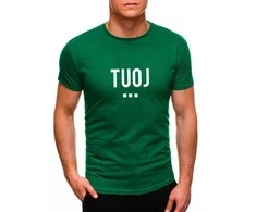 Vyriški žali marškinėliai TUOJ (baltas)