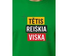 Žali marškinėliai Tėtis reiškia viską
