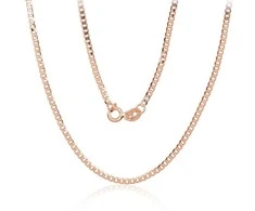 Auksinė grandinėlė Curb 2 mm , briaunų apdirbimas deimantu - 3.36 g. - 2 mm. - 50