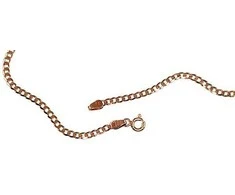 Auksinė grandinėlė Curb 2.3 mm , briaunų apdirbimas deimantu - 5.3 g. - 55 - 2.3 mm.