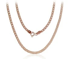 Auksinė grandinėlė Double rombo 2.5 mm , briaunų apdirbimas deimantu - 2.5 mm. - 60 - 5.12 g.