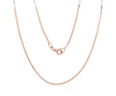 Auksinė grandinėlė Singapore 1 mm , briaunų apdirbimas deimantu - 0.94 g. - 1 mm. - 50