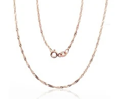 Auksinė grandinėlė Singapore 1.5 mm , briaunų apdirbimas deimantu - 1.69 g. - 42 - 1.5 mm.