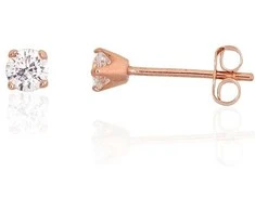 Auksiniai auskarai –pusetai - 3 mm. - 0.38 g.
