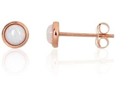 Auksiniai auskarai –pusetai - 4.5 mm. - 0.41 g.