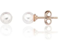 Auksiniai auskarai –pusetai - 4.5 mm. - 0.76 g.
