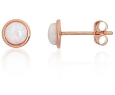Auksiniai auskarai –pusetai - 5 mm. - 0.47 g.