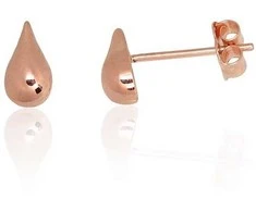 Auksiniai auskarai –pusetai - 7 mm. - 0.53 g.
