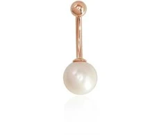 Auksinių auskarų vėrimas į bambą - 1.44 g. - 23 mm.