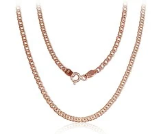 Auksinė grandinėlė Double rombo 2.5 mm , briaunų apdirbimas deimantu - 2.5 mm. - 50 - 4.54 g.