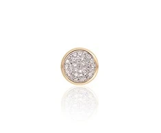 Auksinis pakabukas su brangakmeniais. Metalas: Geltonas Auksas. Praba: 585°. Akmuo: Briliantai - 1.19 g. - 8 mm. - Briliantai (0,096Ct)