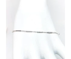 Sidabrinė apyrankė. 1mm - 19.5 - 0,99