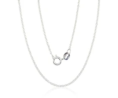 Sidabrinė grandinėlė Anchor round 1 mm - 1.3 g. - 1 mm. - 42