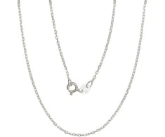 Sidabrinė grandinėlė Anchor 1 mm , briaunų apdirbimas deimantu - 1.9 g. - 1 mm. - 45