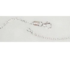 Sidabrinė grandinėlė Anchor 1.2 mm , briaunų apdirbimas deimantu - 3.1 g. - 50 - 1.2 mm.