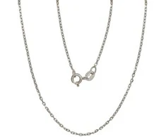 Sidabrinė grandinėlė Anchor 1 mm , briaunų apdirbimas deimantu - 2.3 g. - 1 mm. - 55