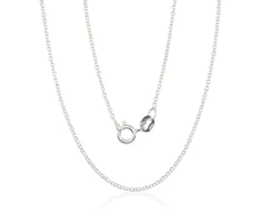 Sidabrinė grandinėlė Anchor round 1 mm - 1.5 g. - 1 mm. - 50
