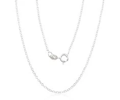 Sidabrinė grandinėlė Anchor round 1,1 mm - 2.2 g. - 45 - 1,1 mm.