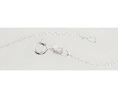 Sidabrinė grandinėlė Anchor 1 mm , briaunų apdirbimas deimantu - 1.4 g. - 1 mm. - 40