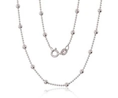 Sidabrinė grandinėlė Bead 1-3 mm - 4.3 g. - 45 - 1-3 mm.